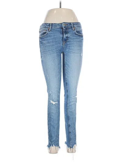 Pre-owned Zara Jeans In Blue