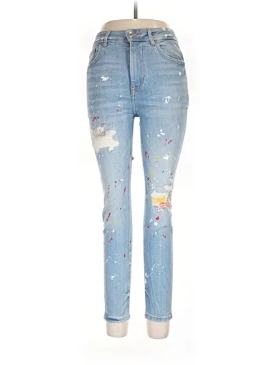 Pre-owned Zara Jeans In Blue