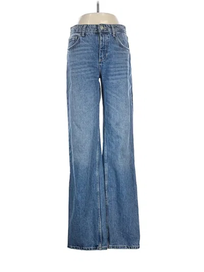 Pre-owned Zara Jeans In Blue