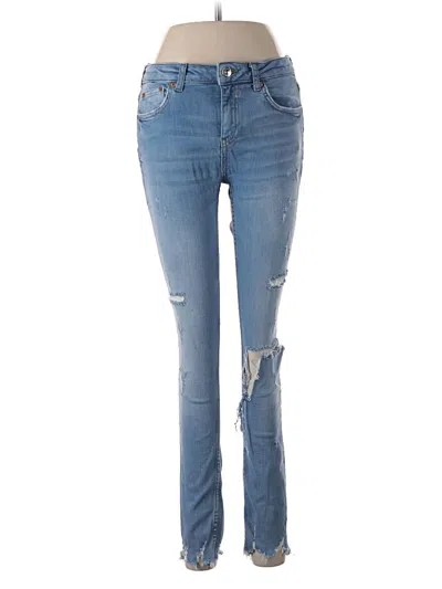 Pre-owned Zara Jeans In Blue