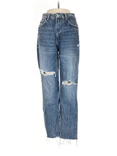 Pre-owned Zara Jeans In Blue