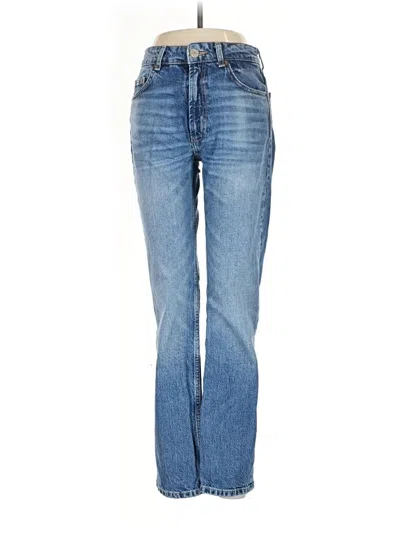 Pre-owned Zara Jeans In Blue