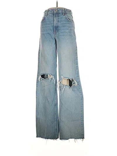 Pre-owned Zara Jeans In Blue