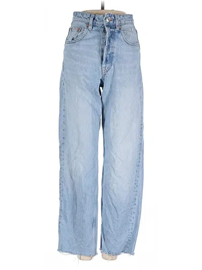 Pre-owned Zara Jeans In Blue