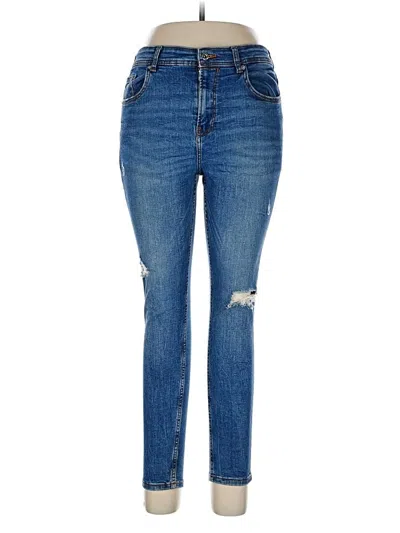 Pre-owned Zara Jeans In Blue