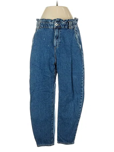 Pre-owned Zara Jeans In Blue