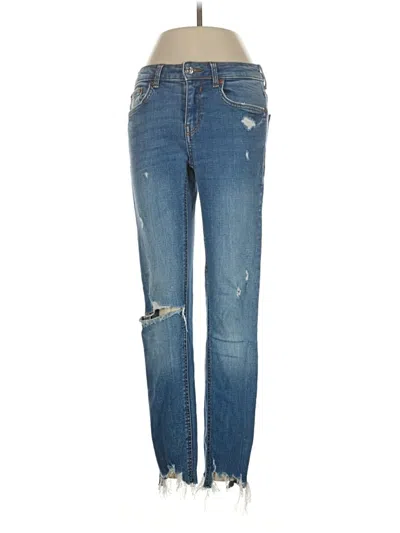 Pre-owned Zara Jeans In Blue