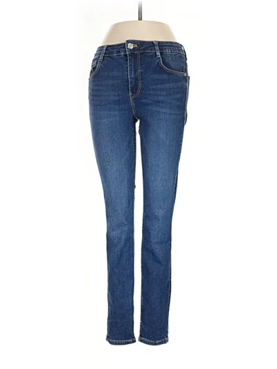 Pre-owned Zara Jeans In Blue