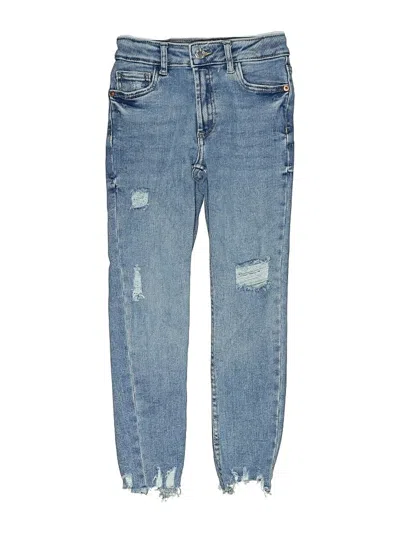 Pre-owned Zara Kids' Jeans In Blue