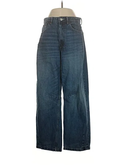 Pre-owned Zara Jeans In Blue
