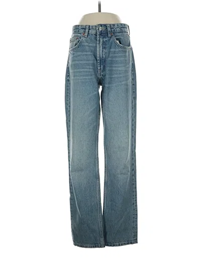 Pre-owned Zara Jeans In Blue