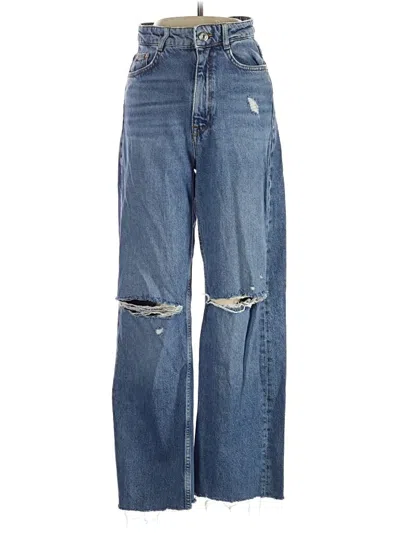 Pre-owned Zara Jeans In Blue