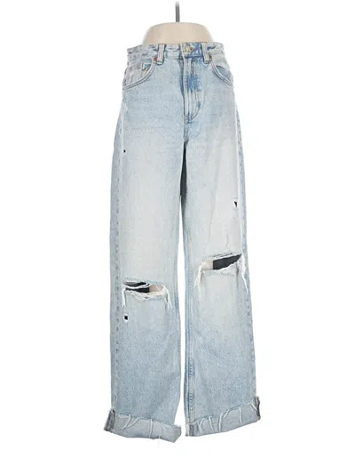 Pre-owned Zara Jeans In Blue