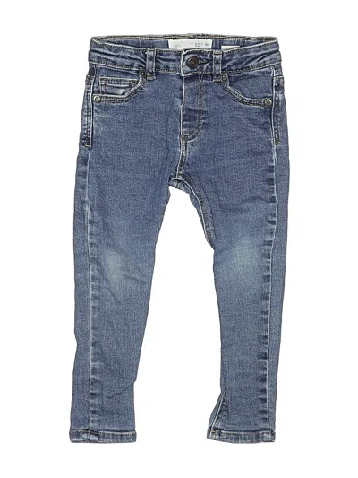 Pre-owned Zara Kids' Jeans In Blue