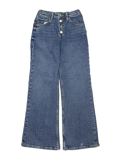 Pre-owned Zara Kids' Jeans In Blue