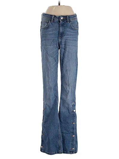 Pre-owned Zara Jeans In Blue