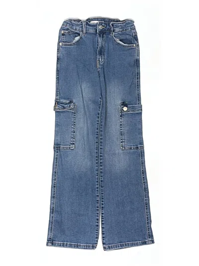 Pre-owned Zara Kids' Jeans In Blue