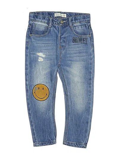 Pre-owned Zara Kids' Jeans In Blue