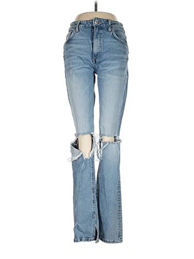 Pre-owned Zara Jeans In Blue