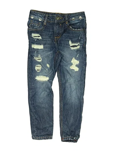 Pre-owned Zara Kids' Jeans In Blue