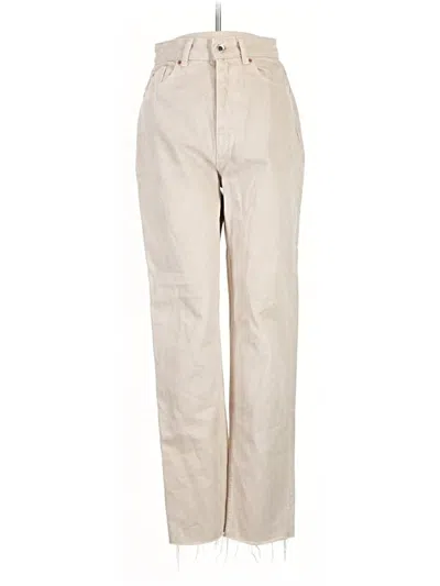 Pre-owned Zara Jeans In Brown