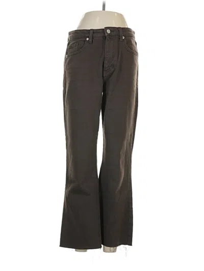 Pre-owned Zara Jeans In Brown
