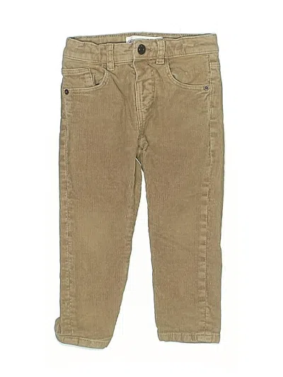 Pre-owned Zara Kids' Jeans In Brown