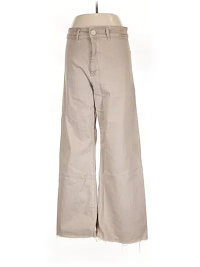 Pre-owned Zara Jeans In Brown