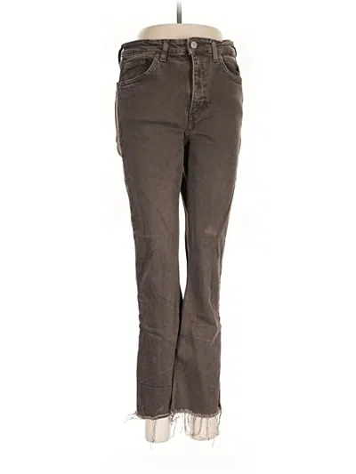 Pre-owned Zara Jeans In Brown