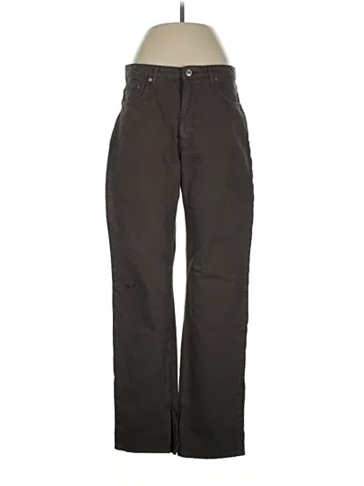 Pre-owned Zara Jeans In Brown