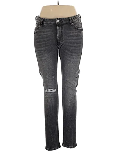 Pre-owned Zara Jeans In Gray