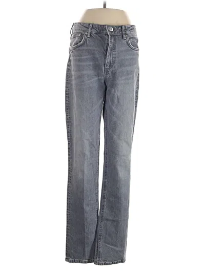 Pre-owned Zara Jeans In Gray