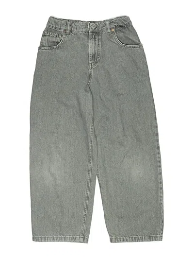Pre-owned Zara Kids' Jeans In Gray