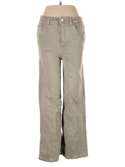 Pre-owned Zara Jeans In Green