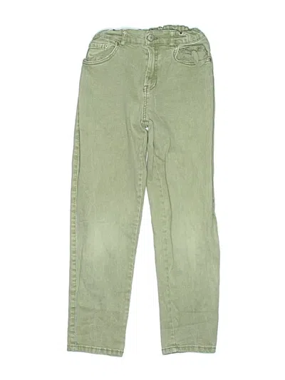 Pre-owned Zara Kids' Jeans In Green