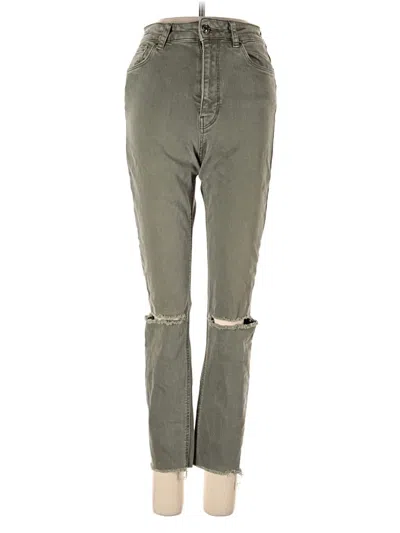 Pre-owned Zara Jeans In Green