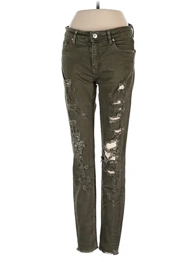 Pre-owned Zara Jeans In Green