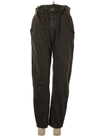 Pre-owned Zara Jeans In Green