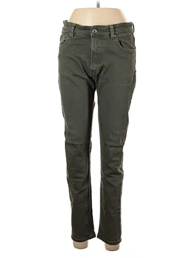 Pre-owned Zara Jeans In Green