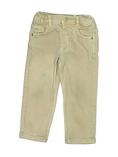 Pre-owned Zara Kids' Jeans In Green