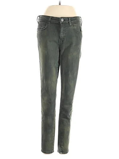 Pre-owned Zara Jeans In Green