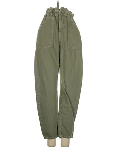 Pre-owned Zara Jeans In Green