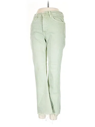 Pre-owned Zara Jeans In Green
