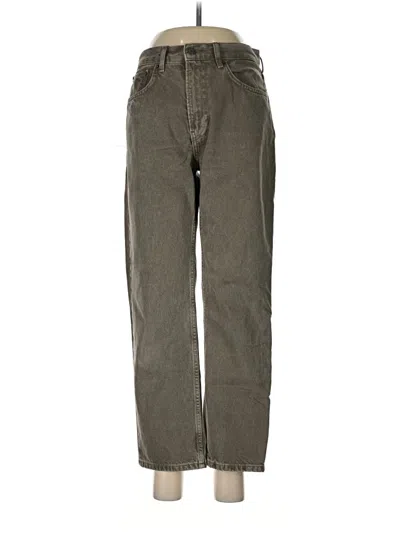 Pre-owned Zara Jeans In Green