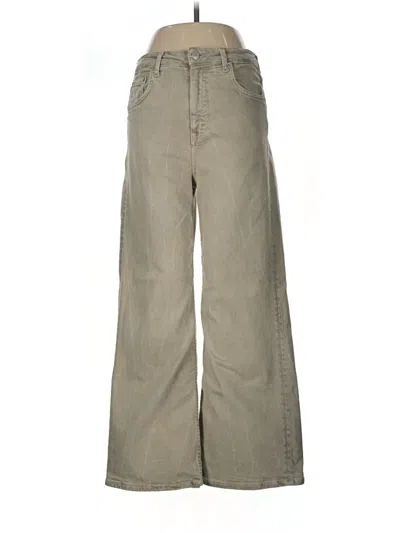 Pre-owned Zara Jeans In Green