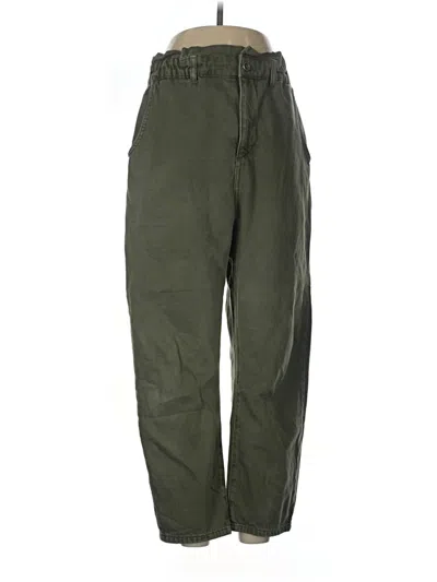 Pre-owned Zara Jeans In Green