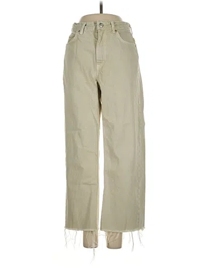 Pre-owned Zara Jeans In Green