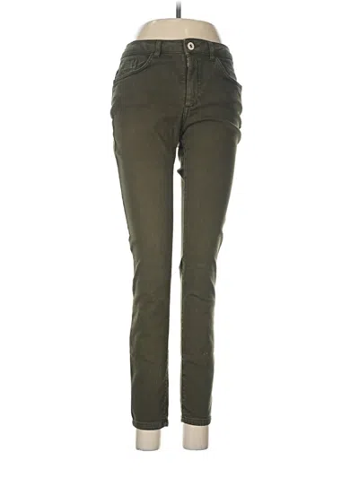 Pre-owned Zara Jeans In Green