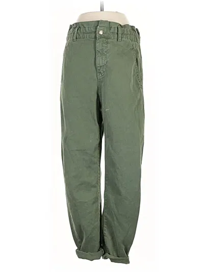 Pre-owned Zara Jeans In Green
