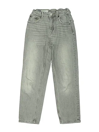 Pre-owned Zara Kids' Jeans In Green